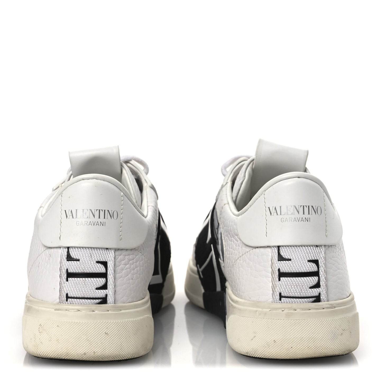 Calfskin Womens VL7N Sneakers 37 Black White