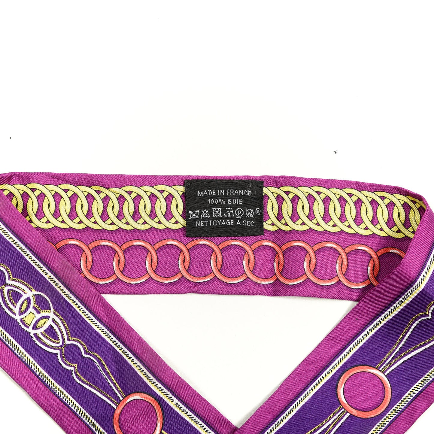 Silk Maillons Twilly Fuchsia Violet Jaune