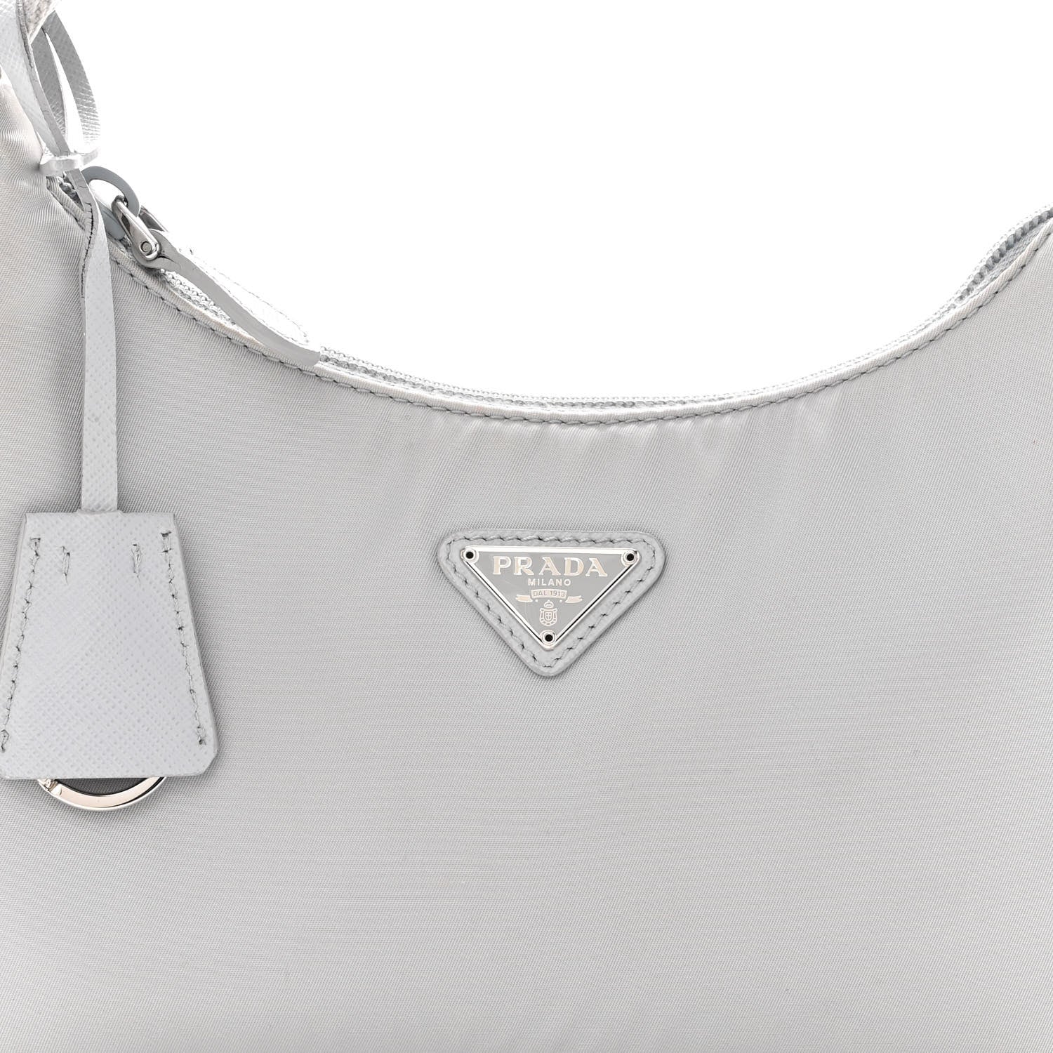 Prada Tessuto Nylon Mini Re-Edition 2000 Bag Fiordaliso 7 of 9