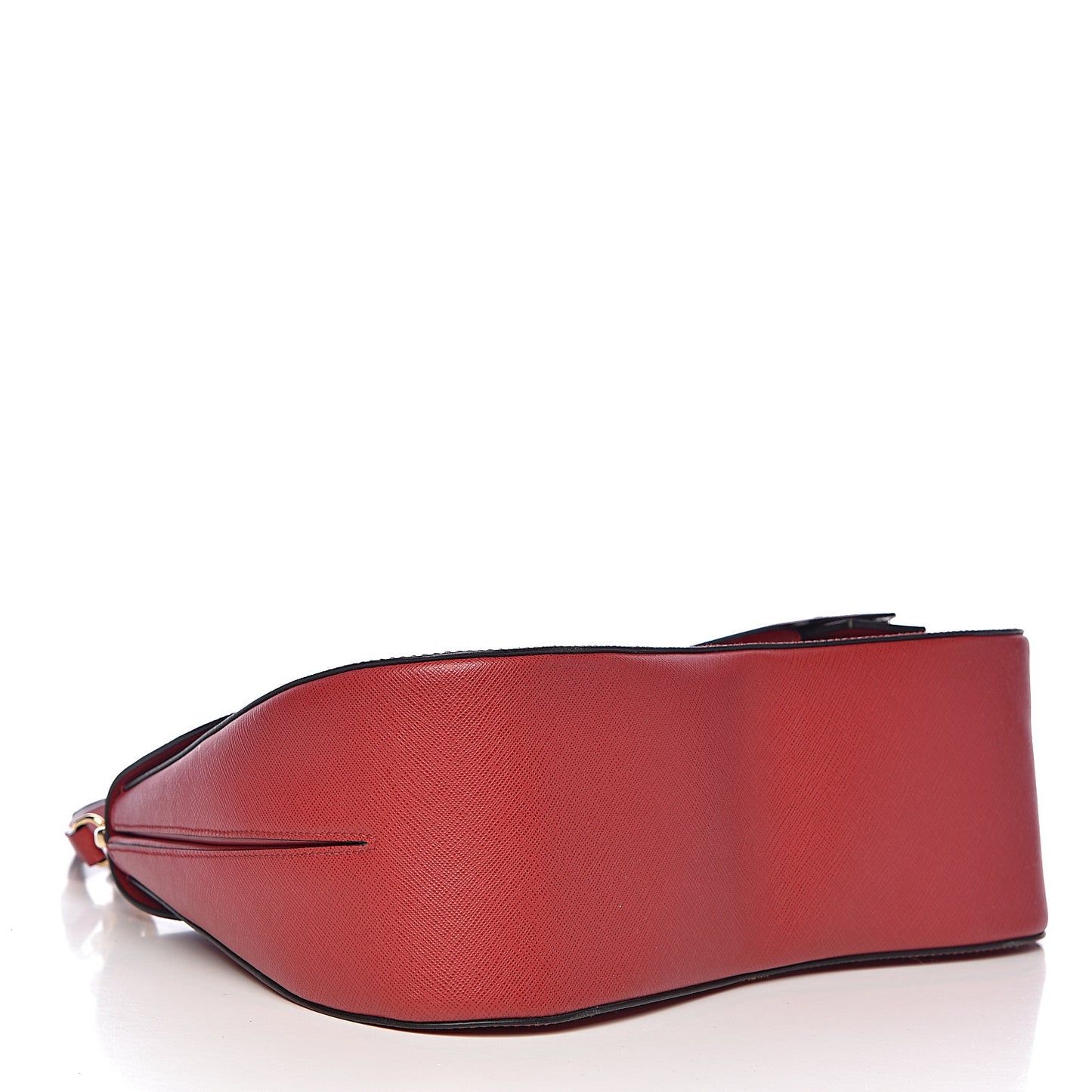 Saffiano Lux Large Sidione Top Handle Bag Fuoco