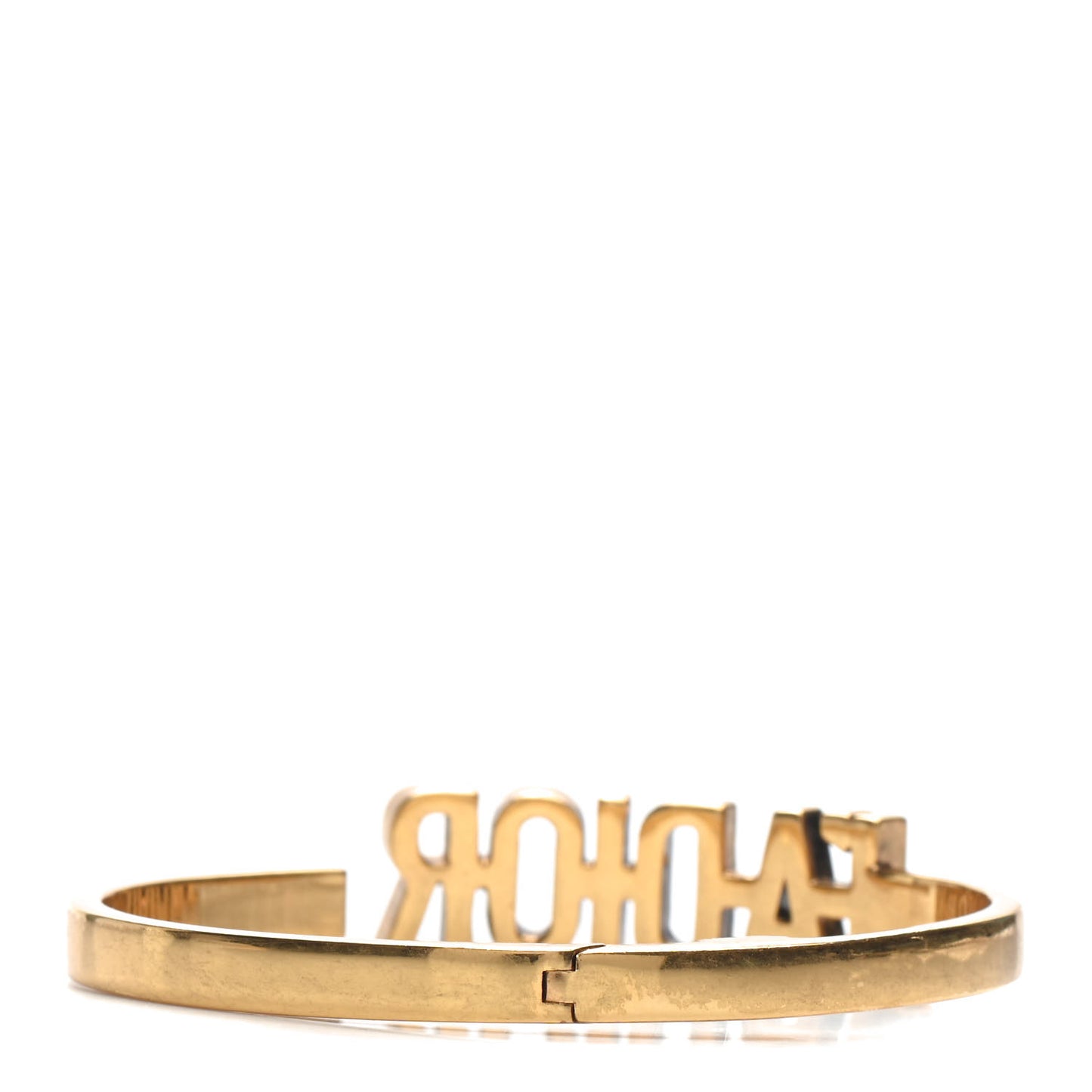 Metal J'Adior Bracelet Cuff Gold