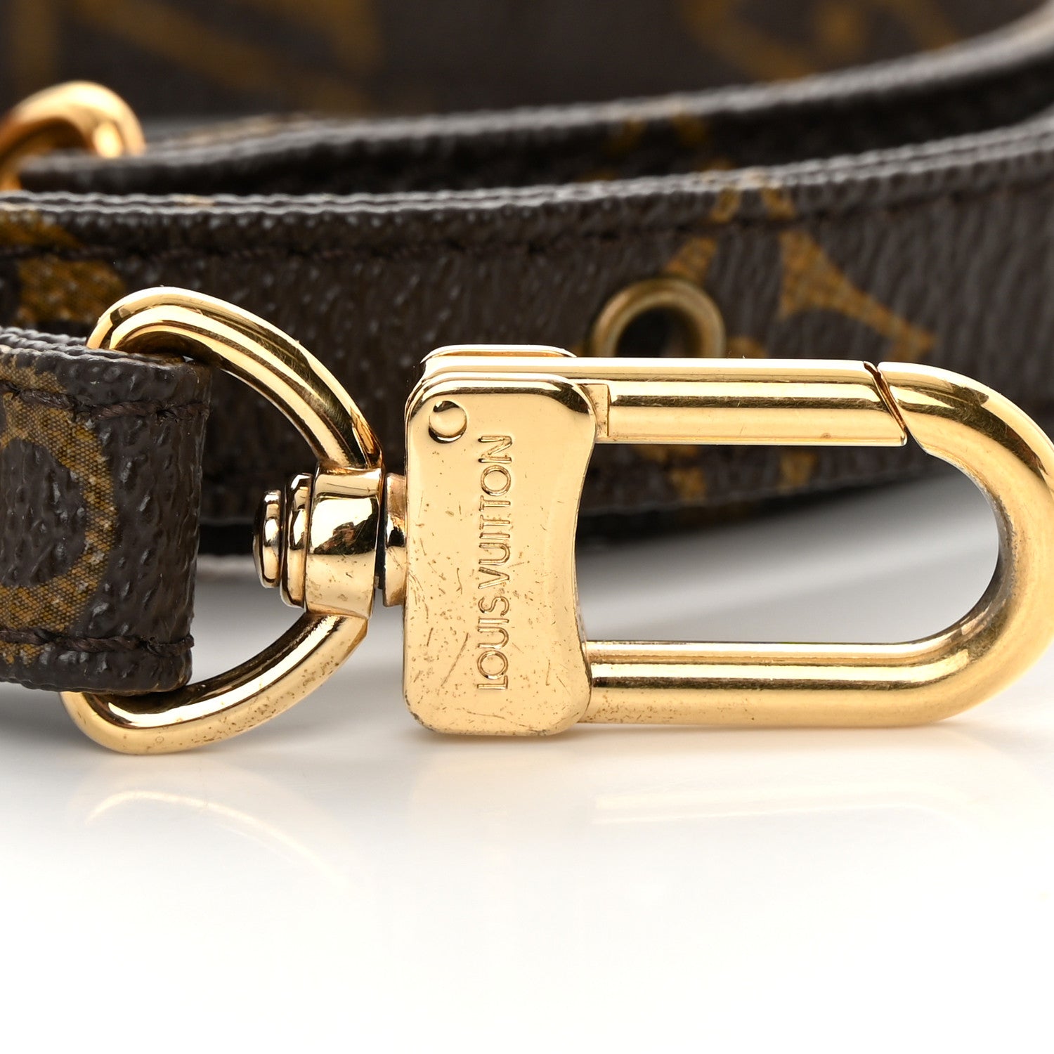 Louis Vuitton Monogram 16mm Adjustable Shoulder Strap 3 of 7