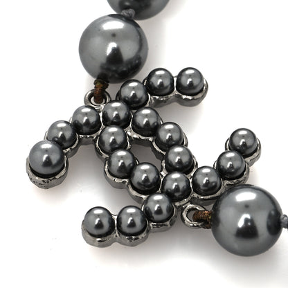 Chanel Ruthenium Pearl CC Belt Black 5 of 5