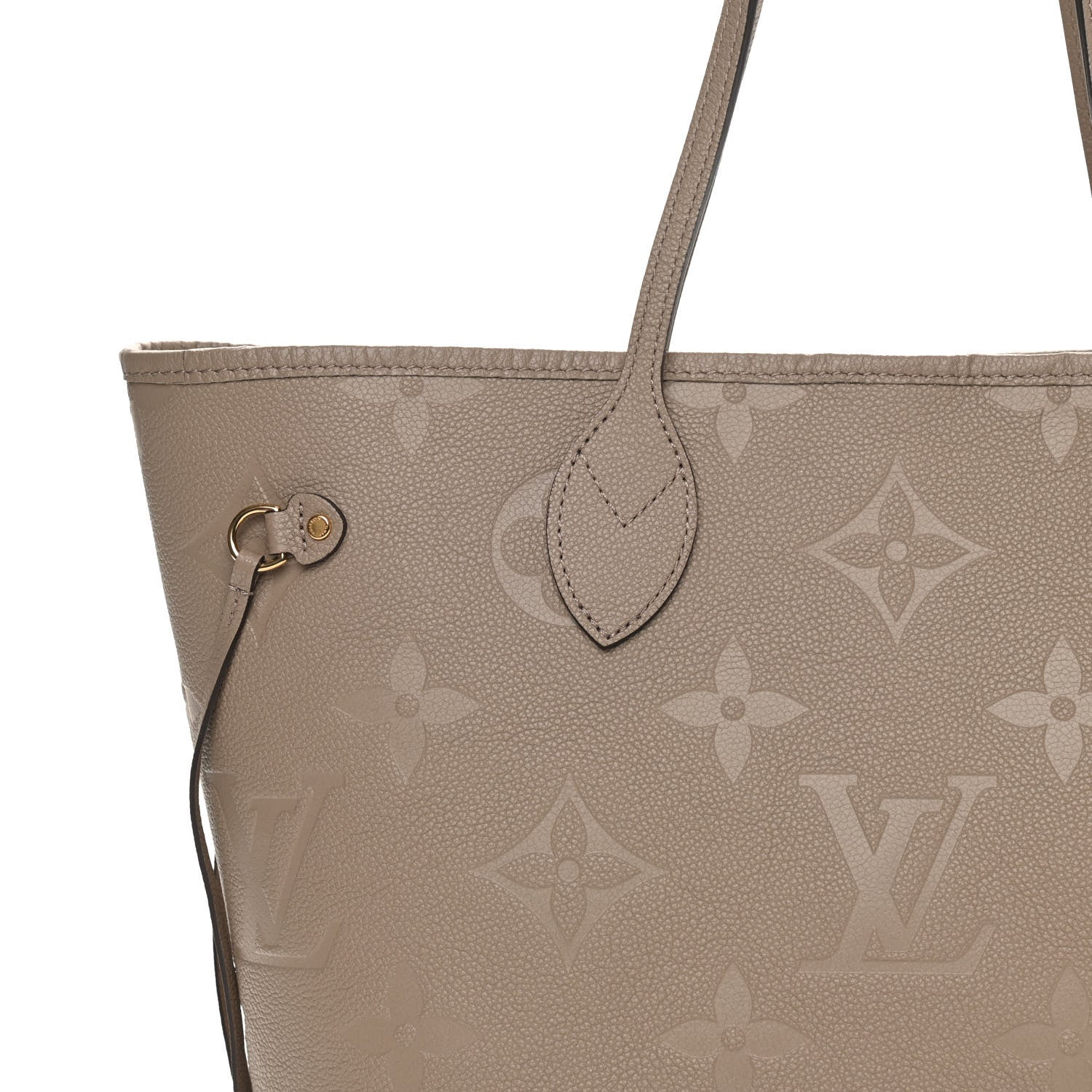 Louis Vuitton Empreinte Monogram Giant Neverfull MM Tourterelle 8 of 10