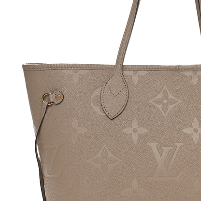 Louis Vuitton Empreinte Monogram Giant Neverfull MM Tourterelle 8 of 10