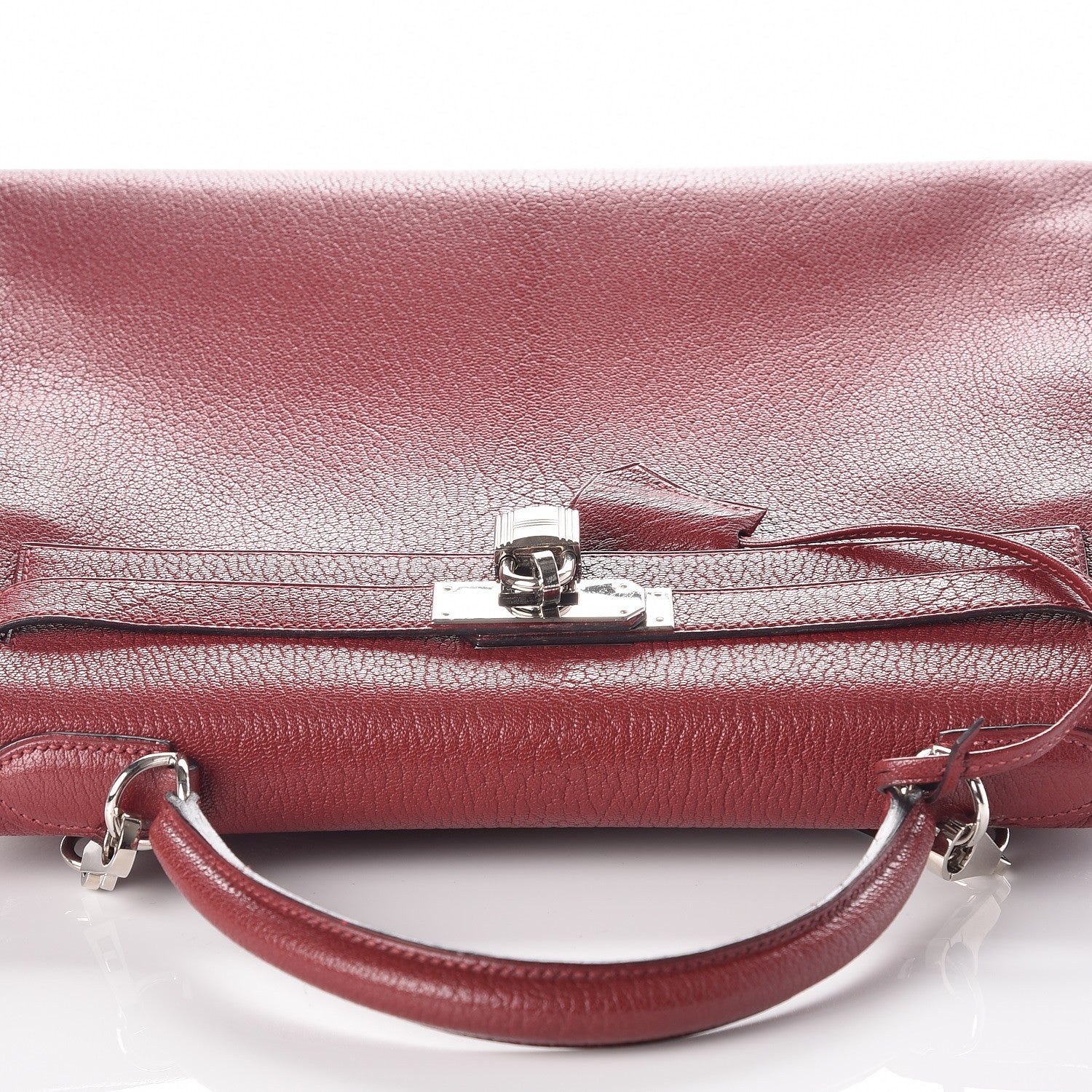 Hermes Chevre De Coromandel Kelly Retourne 32 Rouge H 30 of 38