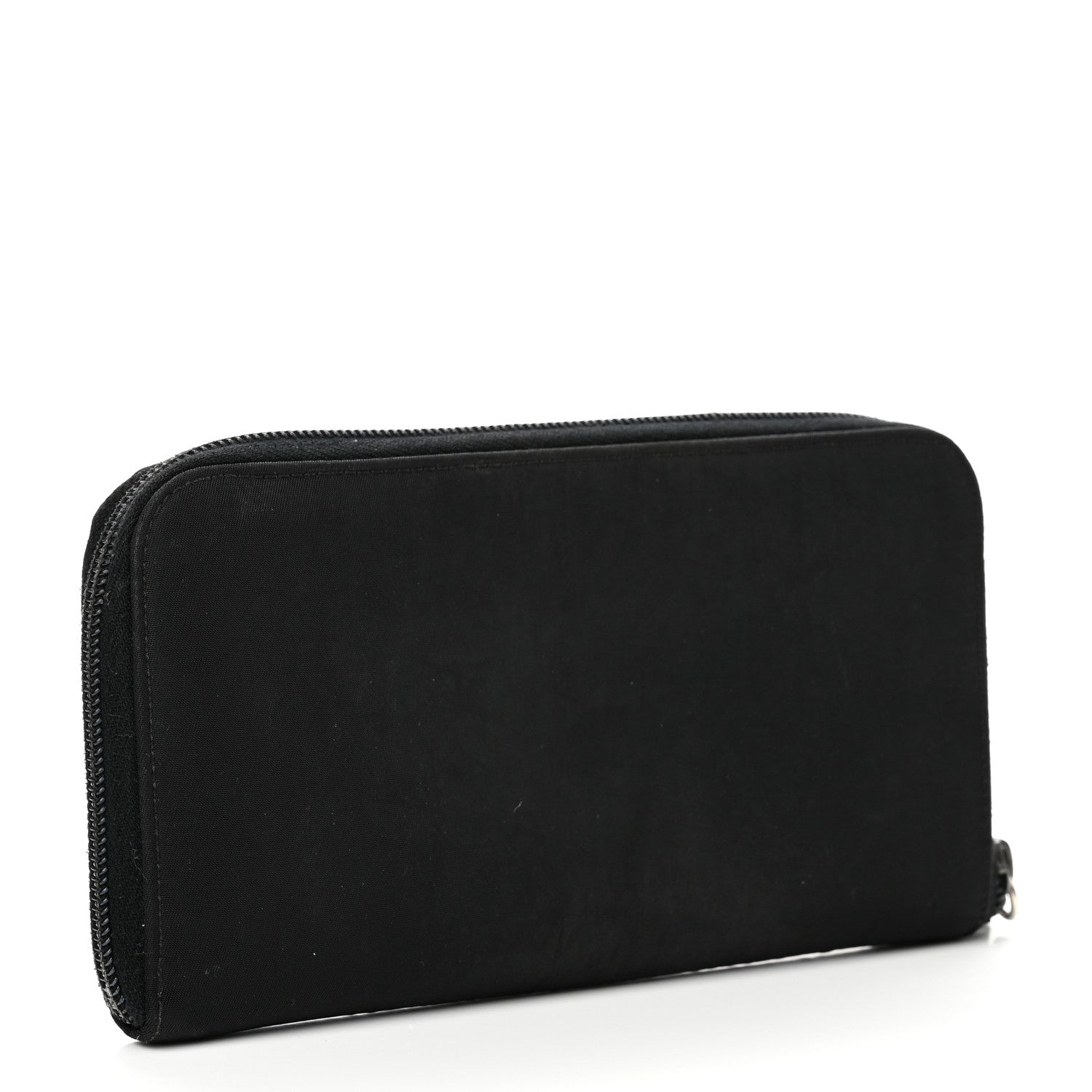Prada Tessuto Nylon Zip Around Wallet Black 3 of 9