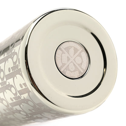 Christian Dior Oblique Stainless Steel Grained Calfskin Aqua Bottle With Shoulder Strap Off White 4 of 11