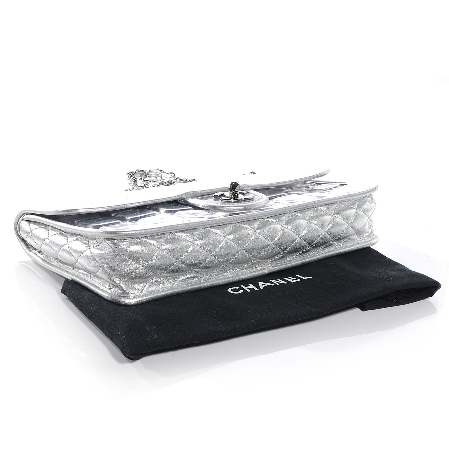 Vinyl Ice Cube Large Flap Bag