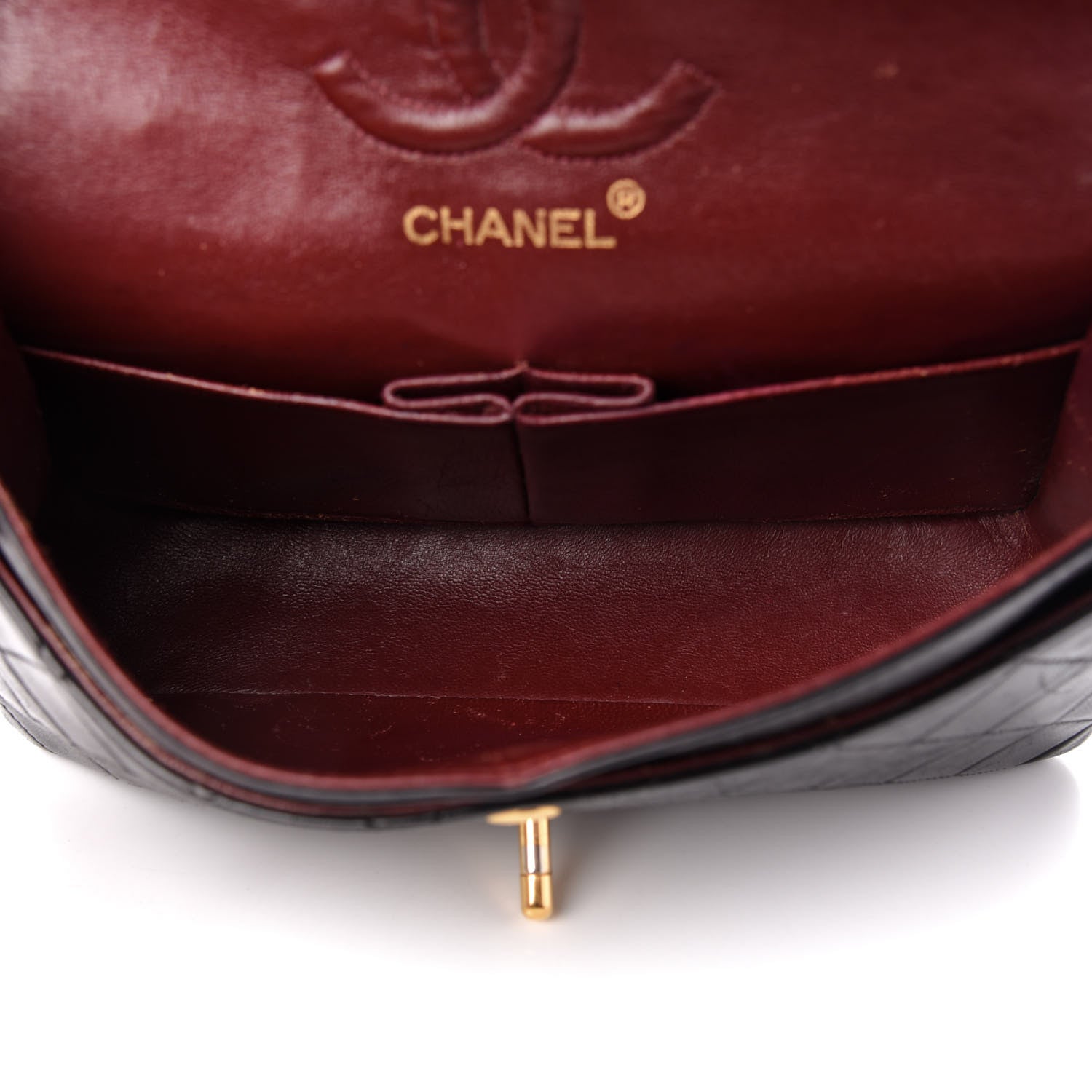 Chanel Lambskin Quilted Small Double Flap Black 6 of 14