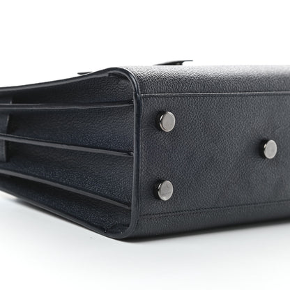 Saint Laurent Grained Calfskin Nano Sac De Jour Marine 9 of 11