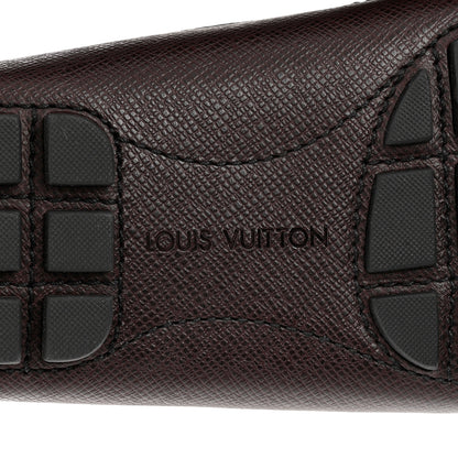 Louis Vuitton Taiga Monte Carlo Moccasin Loafers 8.5 Grizzli 5 of 9