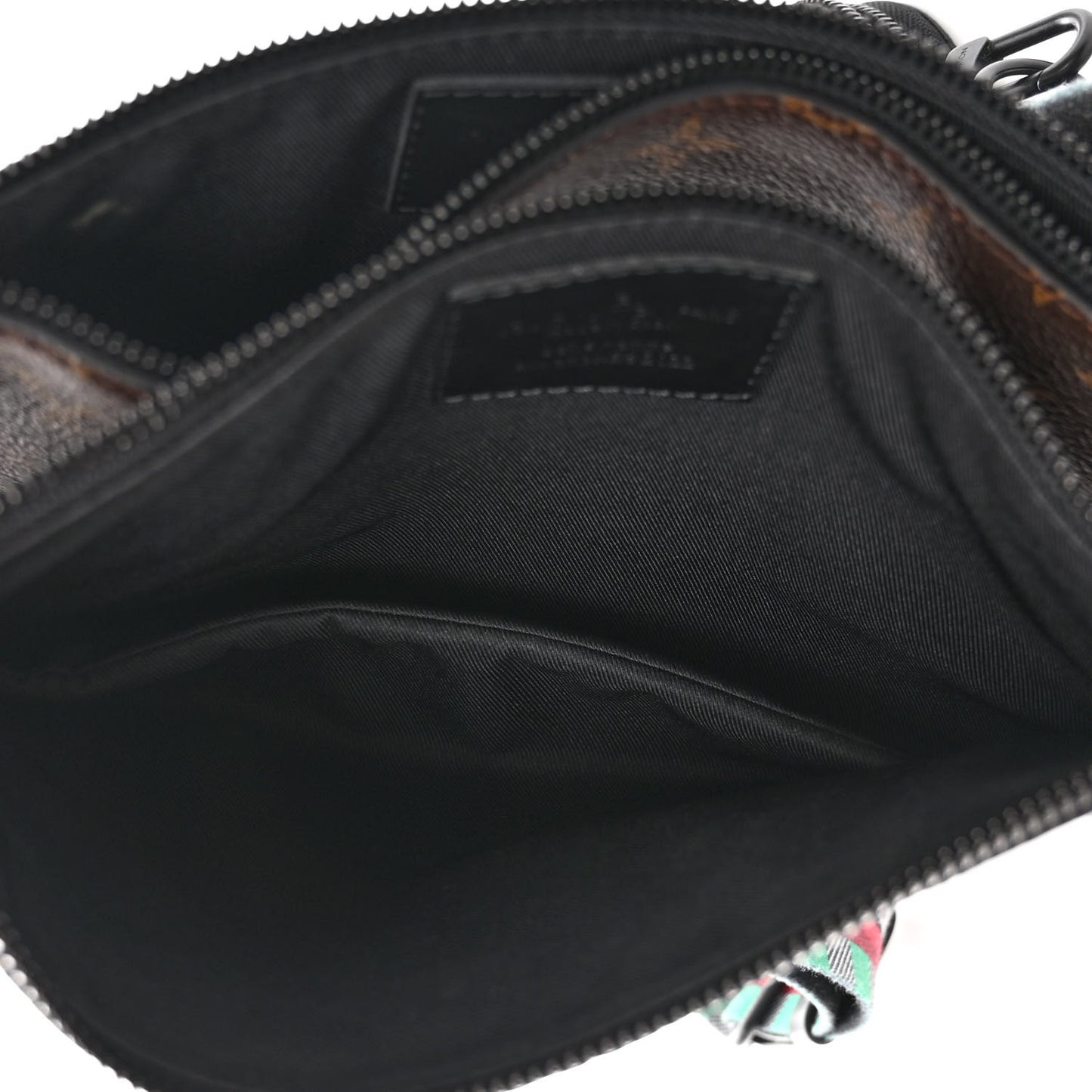 Taurillon Monogram Trio Messenger Black Multicolor