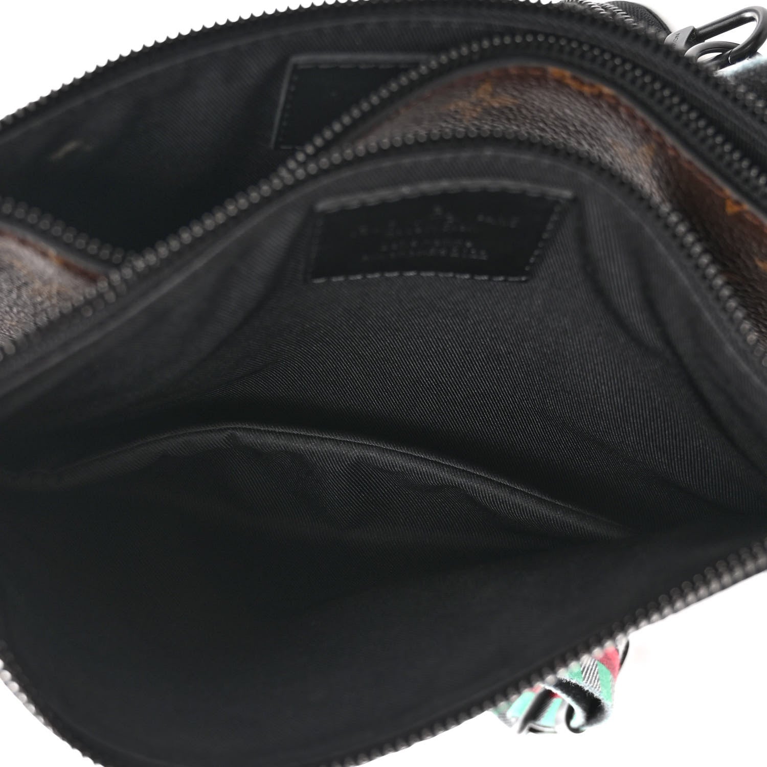 Louis Vuitton Taurillon Monogram Trio Messenger Black Multicolor 6 of 11