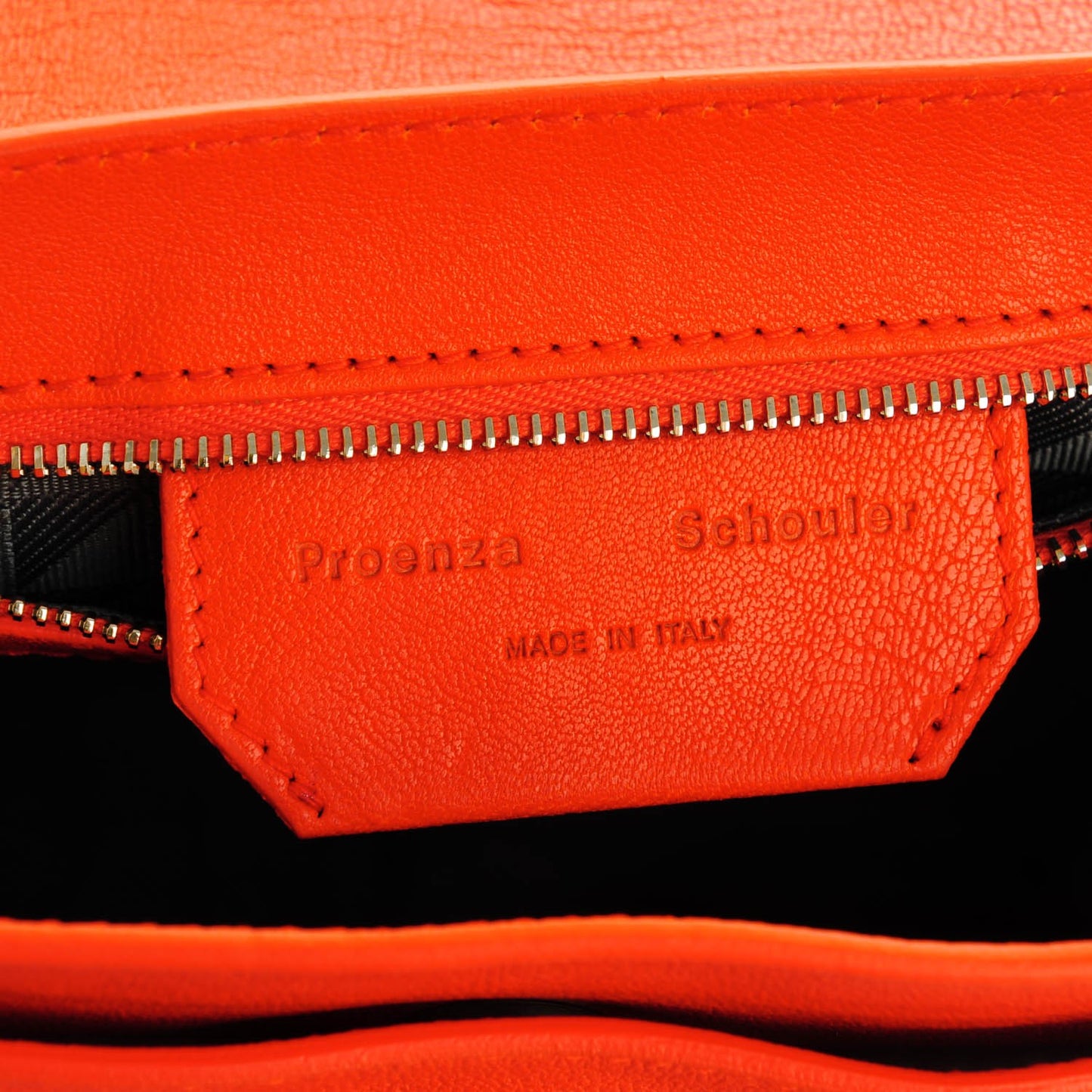 Lambskin Tiny PS1 Satchel Orange Pepper