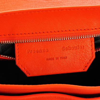 Proenza Schouler Lambskin Tiny PS1 Satchel Orange Pepper 8 of 9