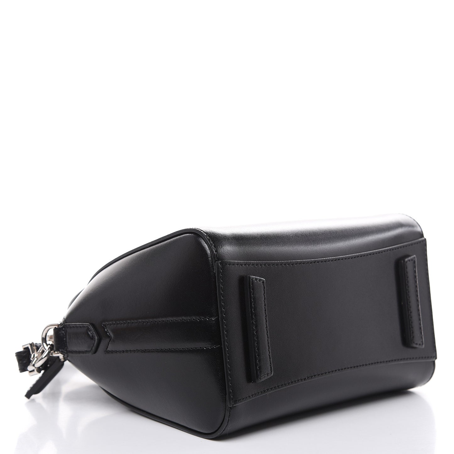 Shiny Lord Calfskin Mini Antigona Black