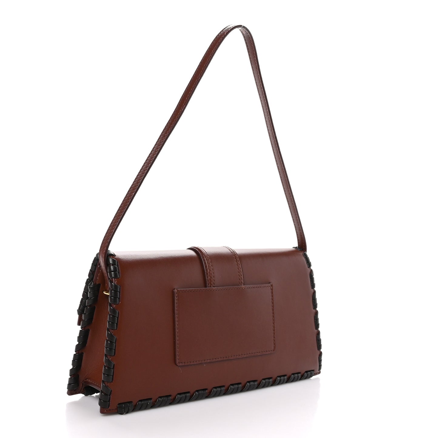 Smooth Calfskin Lacet Le Bambino Long Brown