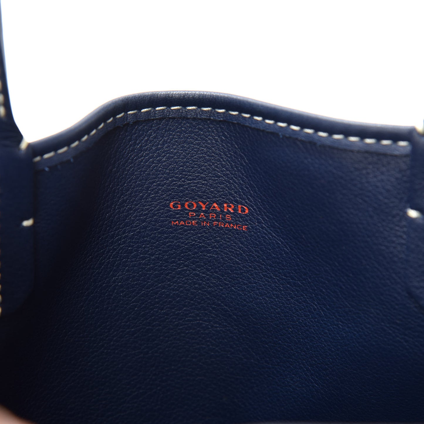 Goyardine Reversible Mini Anjou Navy