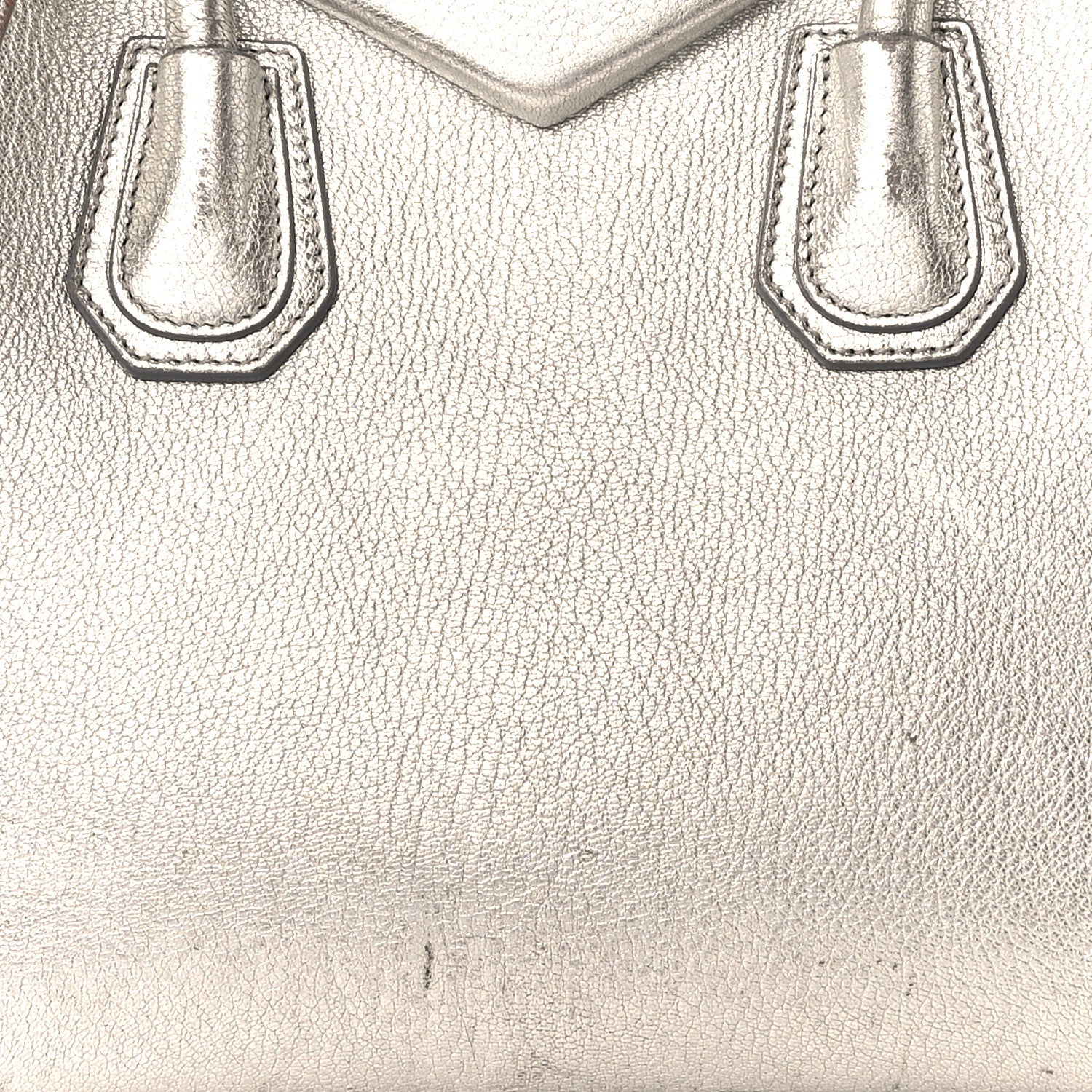 Givenchy Metallic Sugar Goatskin Small Antigona Silver 9 of 18
