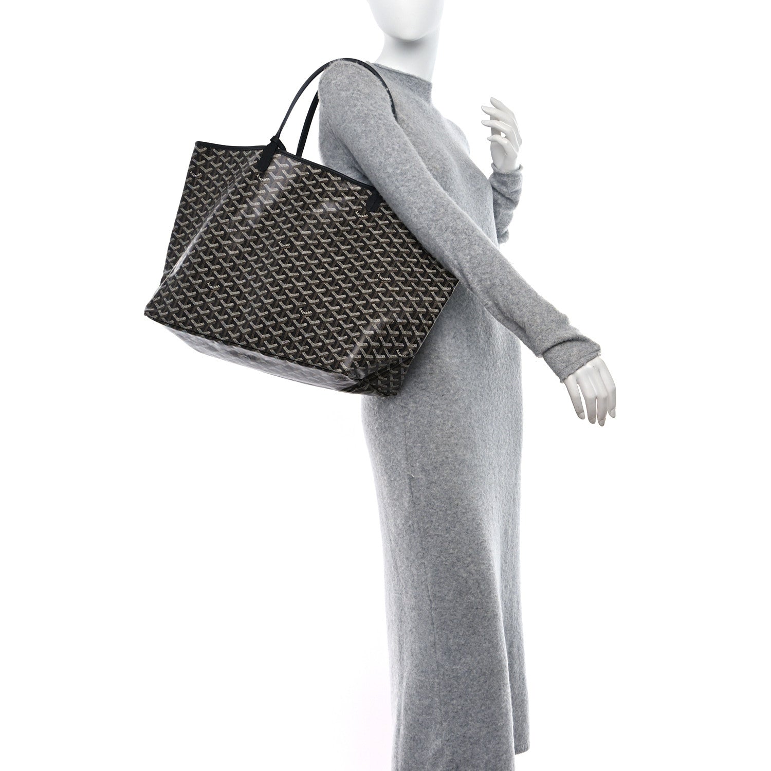 Goyard Goyardine Saint Louis GM Black 2 of 12