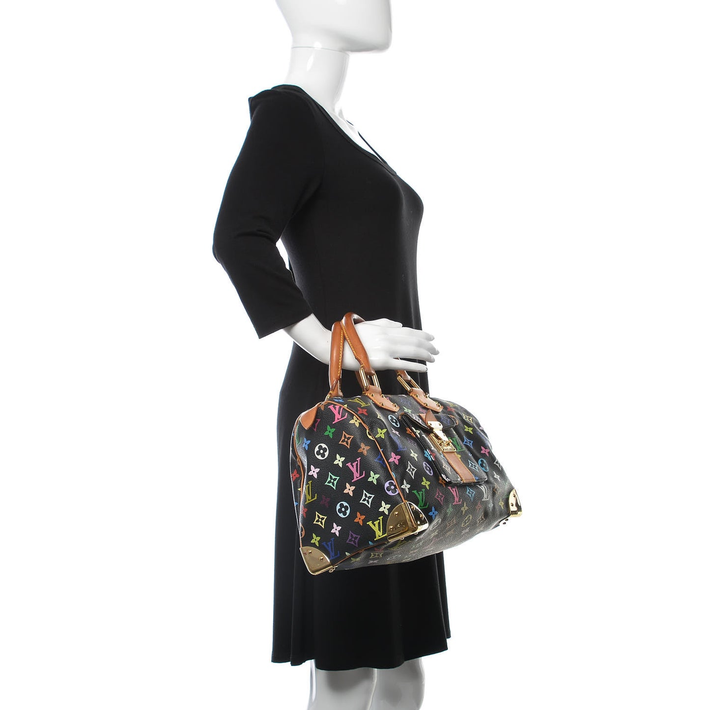Monogram Multicolor Speedy 30 Black