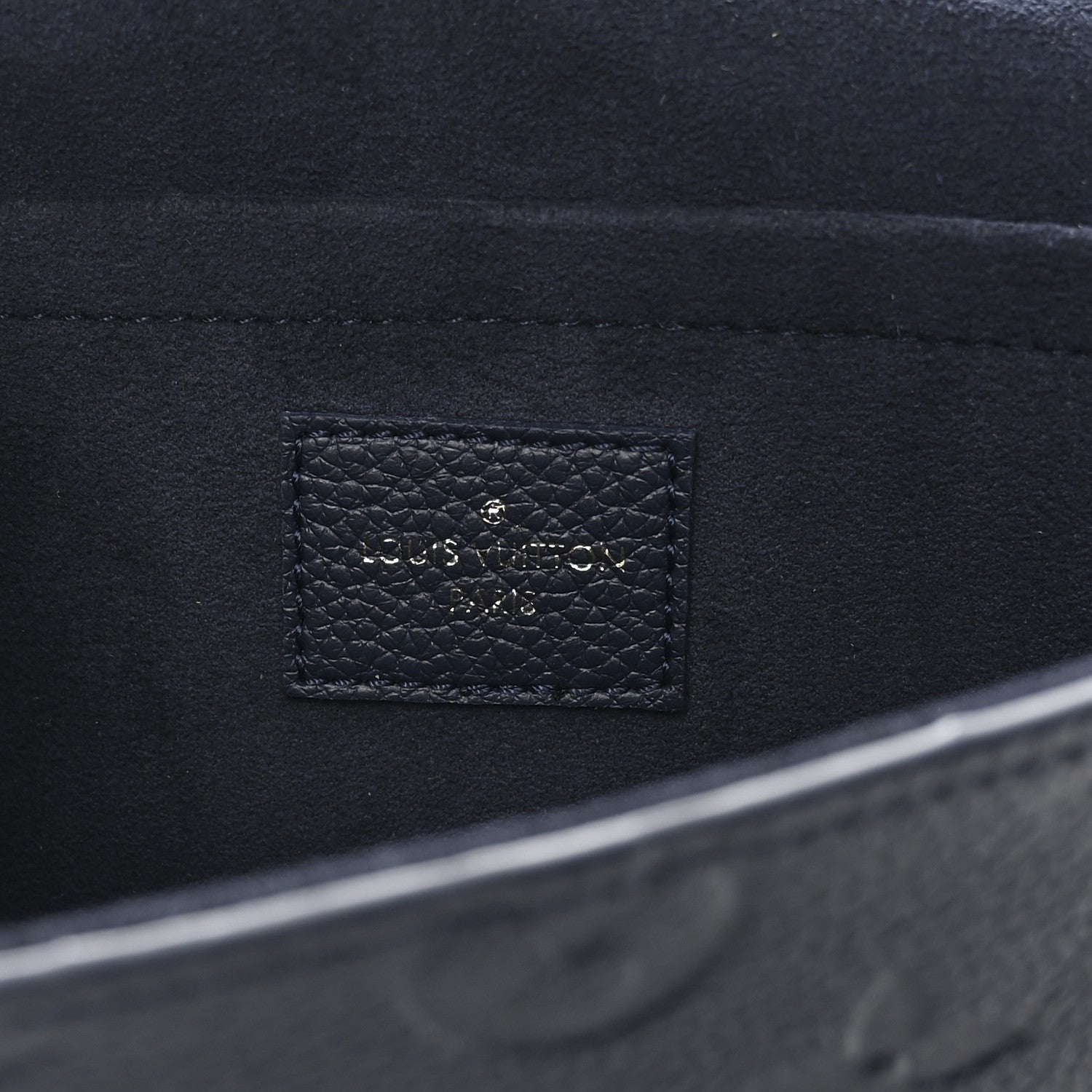 Louis Vuitton Empreinte Pochette Felicie Chain Wallet Navy 7 of 11