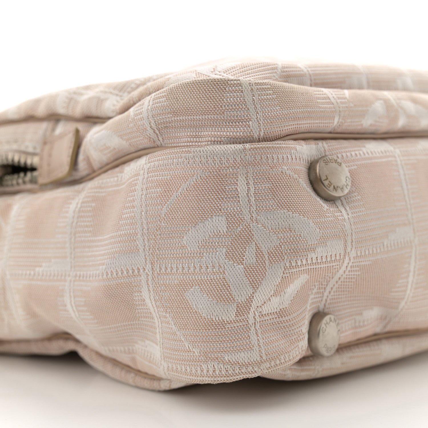 Chanel Nylon Small Travel Tote Beige 9 of 12