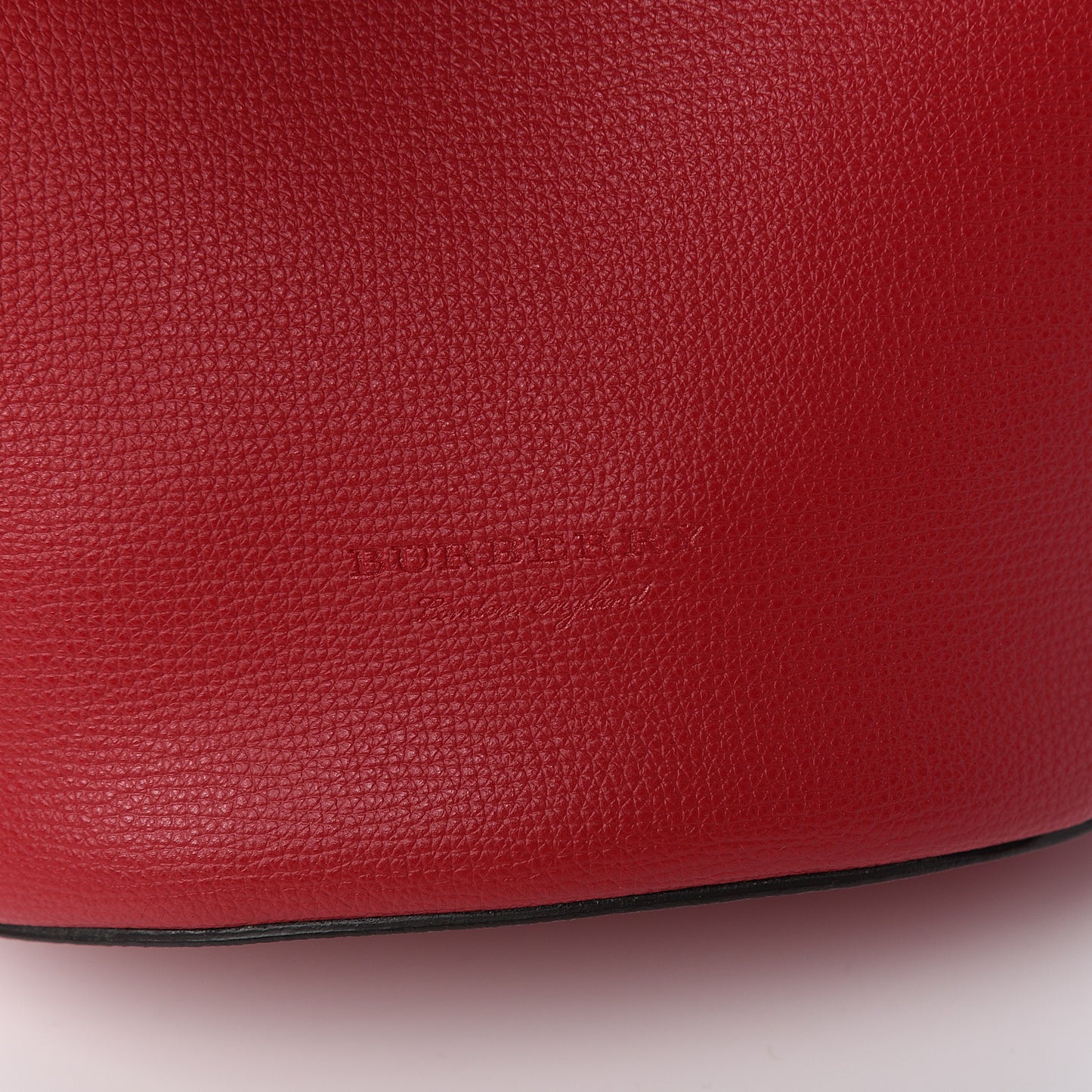 Calfskin Small Lorne Bucket Crossbody Red