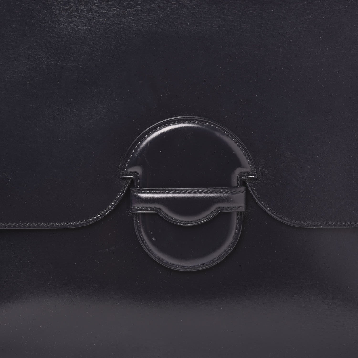 Hermes Box Marco Polo Club Clutch Bleu Marine 8 of 8