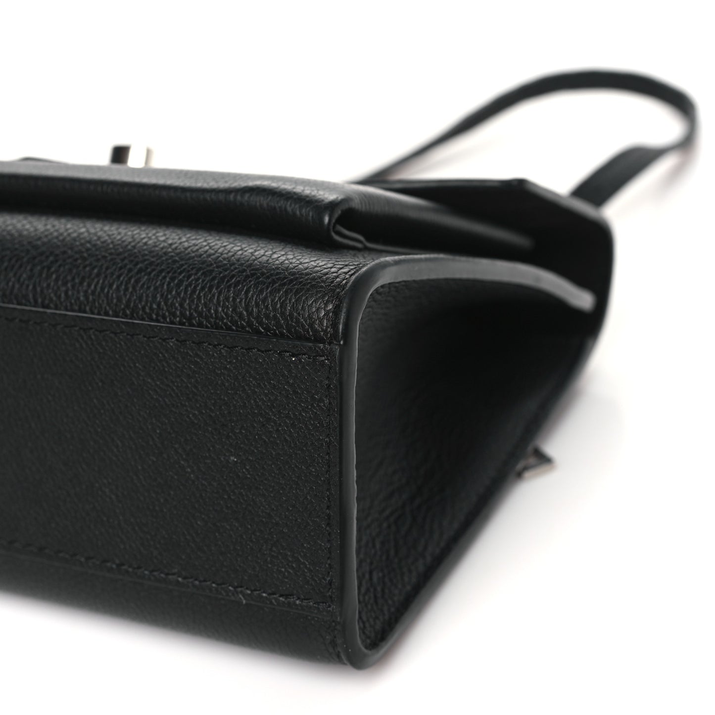 Soft Calfskin Mylockme Chain Bag BB Black