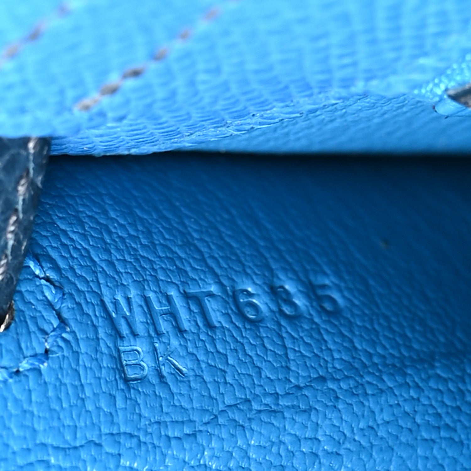 Hermes Epsom Horseshoe Kelly Sellier 25 Bleu Zanzibar Bleu De Pruse 7 of 11