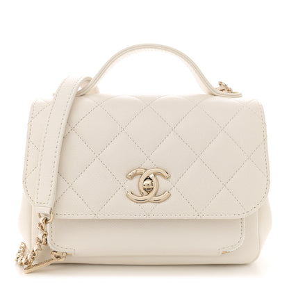 Chanel Caviar Quilted Small Business Affinity Flap White 1 of 11
