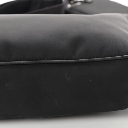 Prada Re-Nylon Saffiano Pocket Zippered Shoulder Bag Black 5 of 5