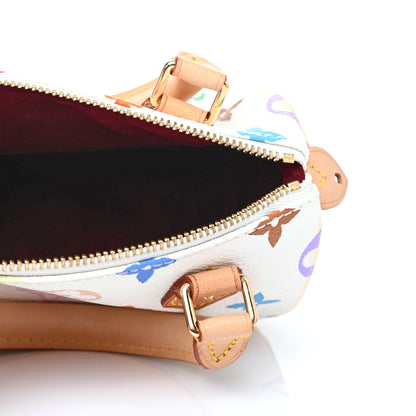 Louis Vuitton Monogram Multicolor Mini Sac HL Speedy White 4 of 4