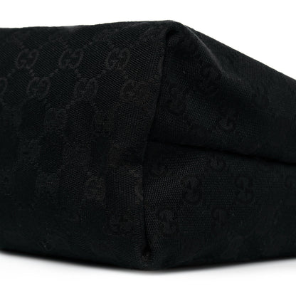 Gucci Monogram Web Medium Flat Messenger Bag Black 10 of 12