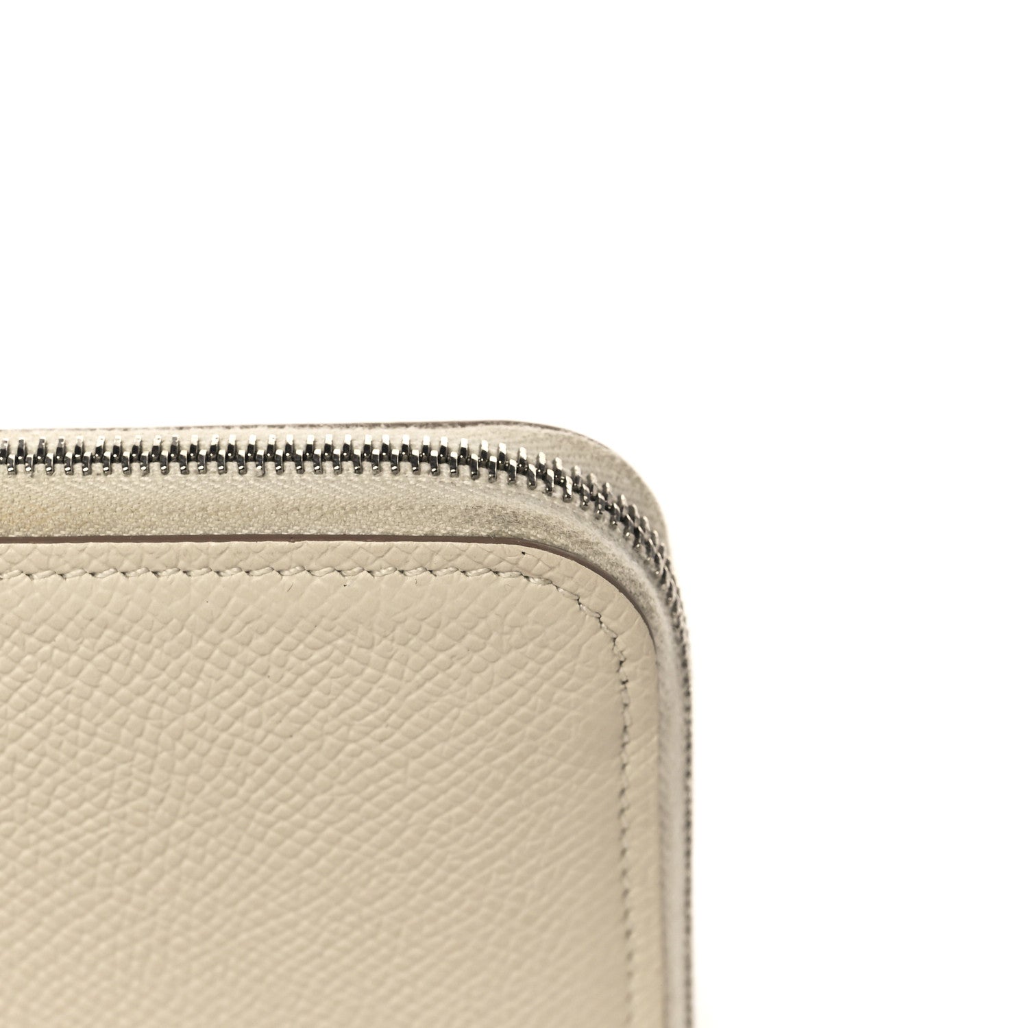Hermes Epsom Silk'in Compact Wallet Craie Vert Vertigo 8 of 9