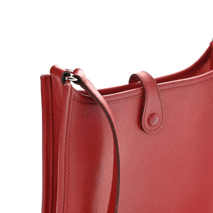 Hermes Epsom Evelyne Short Strap TPM Rouge Garance 15 of 17