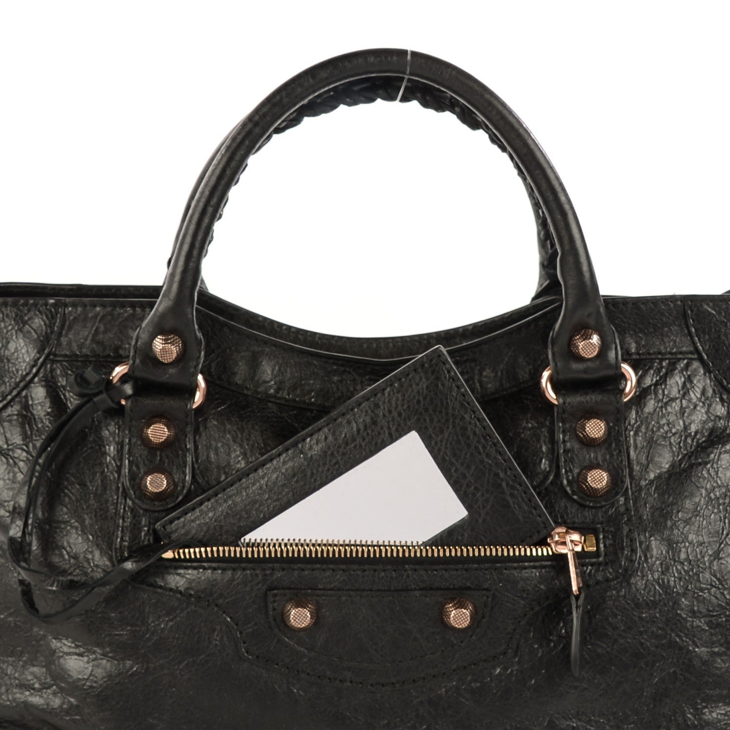 Balenciaga Agneau Giant 12 Rose Gold Hardware City Black 6 of 12