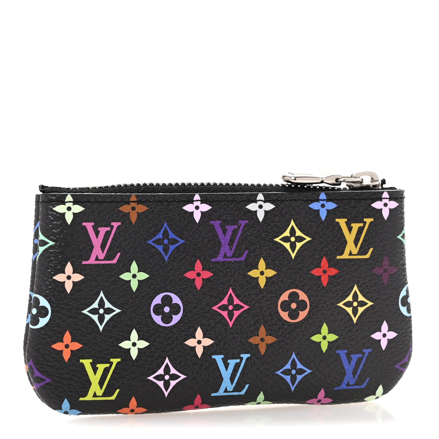 Louis Vuitton LV X TM Monogram Multicolor Key Pouch Black 3 of 8