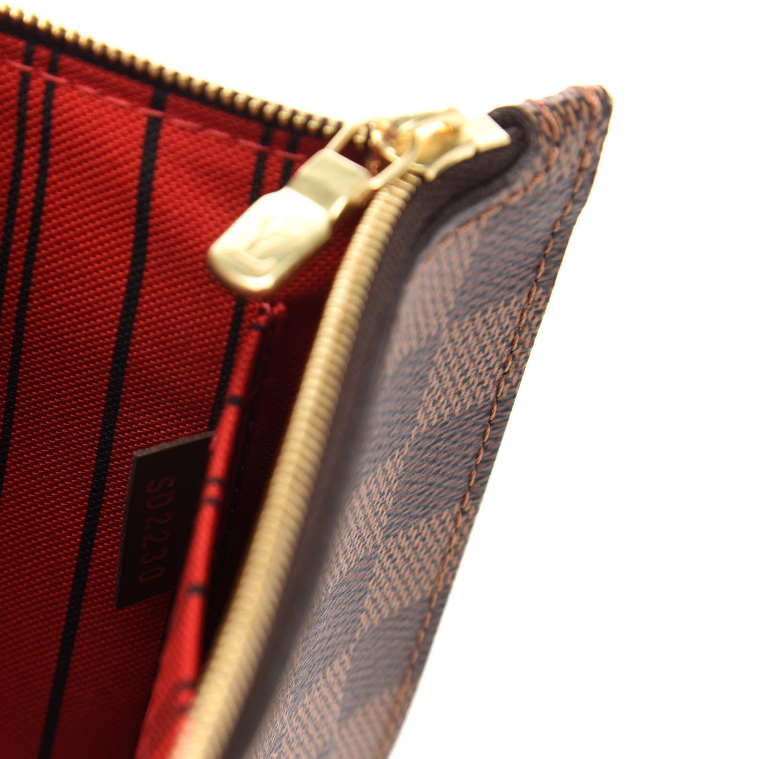 Louis Vuitton Damier Ebene Neverfull MM GM Pochette 10 of 10