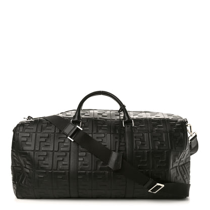 Fendi Nappa FF 1974 Embossed Holdall Bag Black 1 of 10