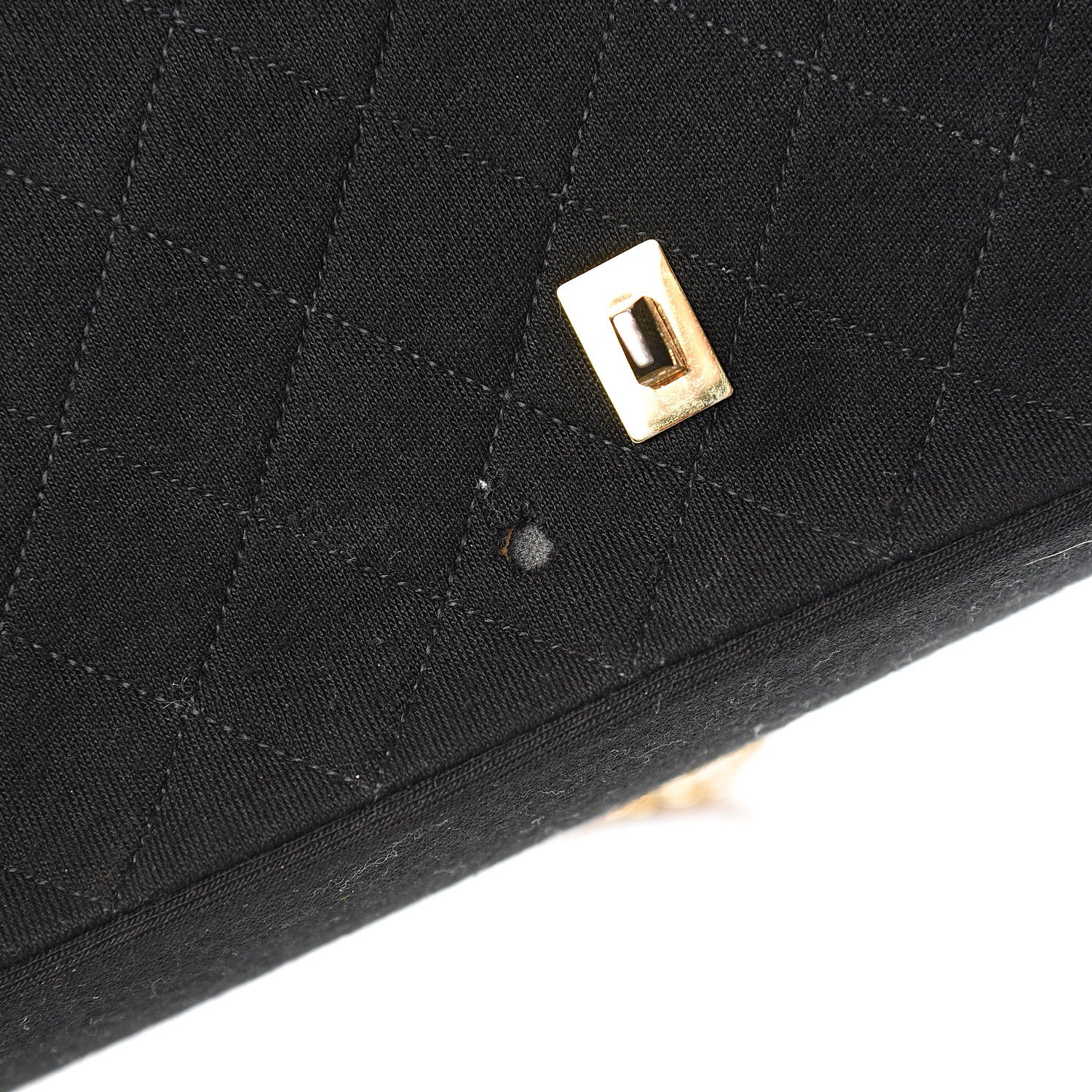 Chanel Jersey Quilted Medium Double Flap Black 9 of 13