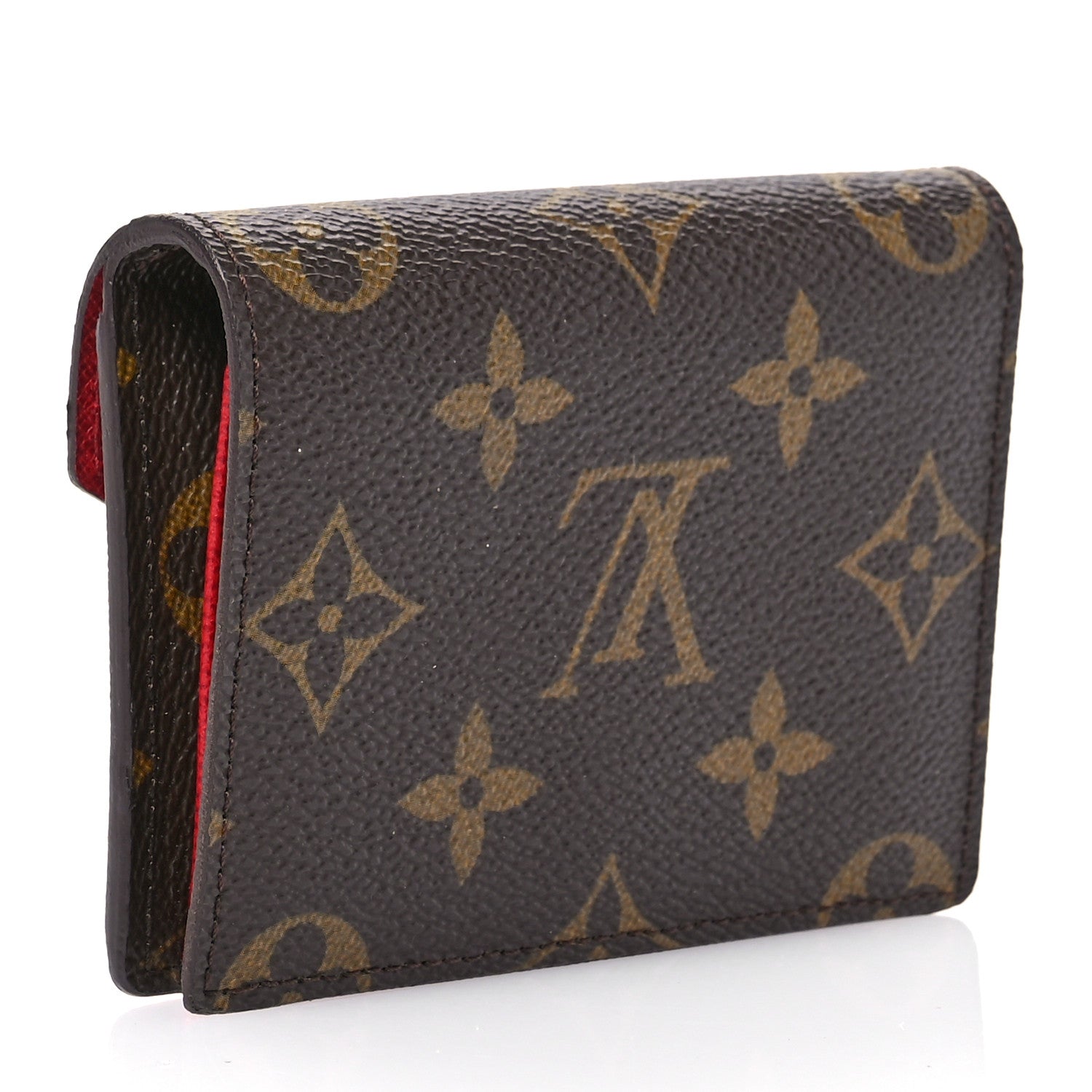 Louis Vuitton Monogram Compact Marie Wallet Rouge 3 of 8