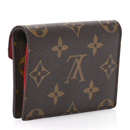 Louis Vuitton Monogram Compact Marie Wallet Rouge 3 of 8