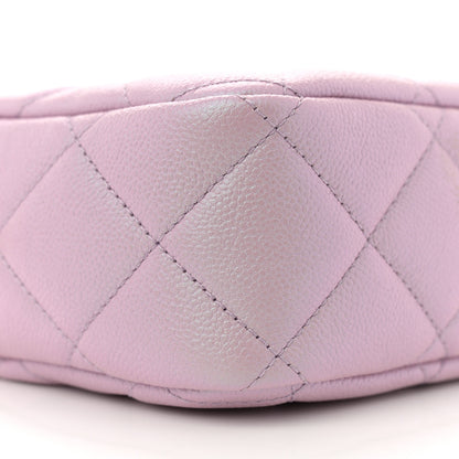 Chanel Iridescent Caviar Quilted Mini My Perfect Camera Case Pink 9 of 11