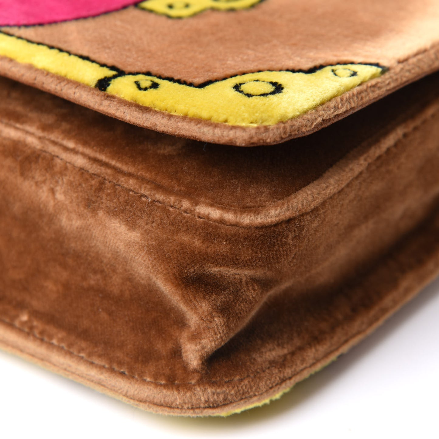 Velvet Cahier Belt Bag Cammello