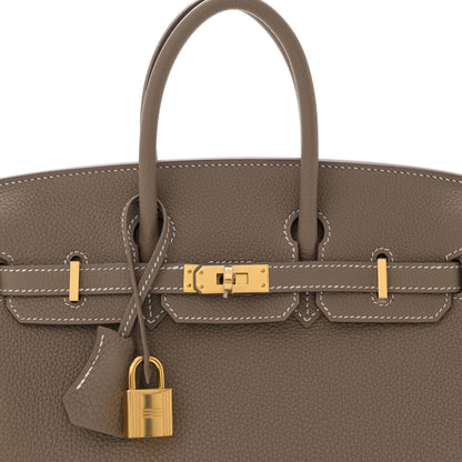 Hermes Togo Birkin 25 Etoupe 8 of 11