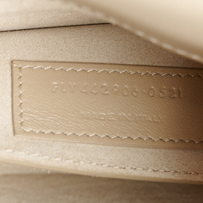Saint Laurent Suede Calfskin Medium Monogram Sunset Beige 7 of 12