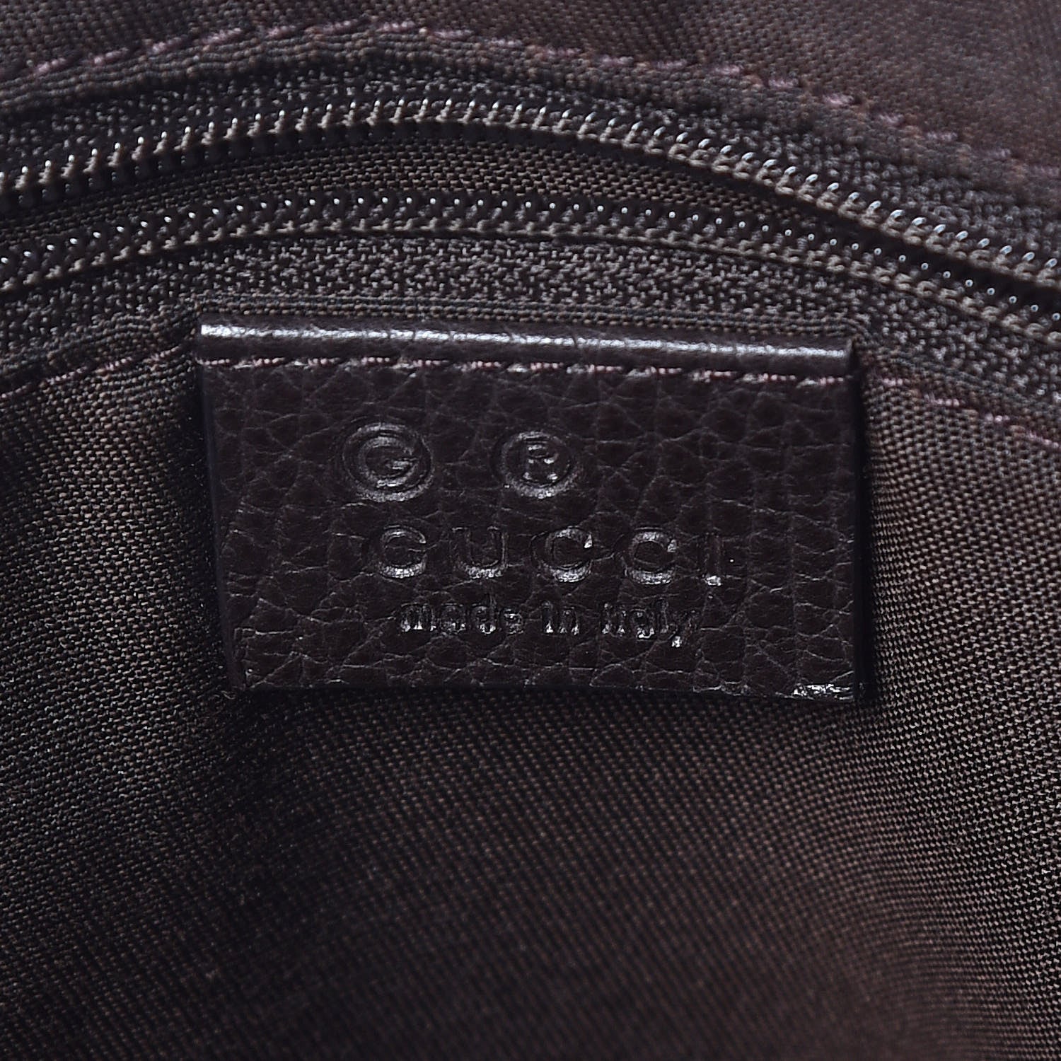 Gucci Monogram Medium Sukey Hobo Dark Brown 8 of 9